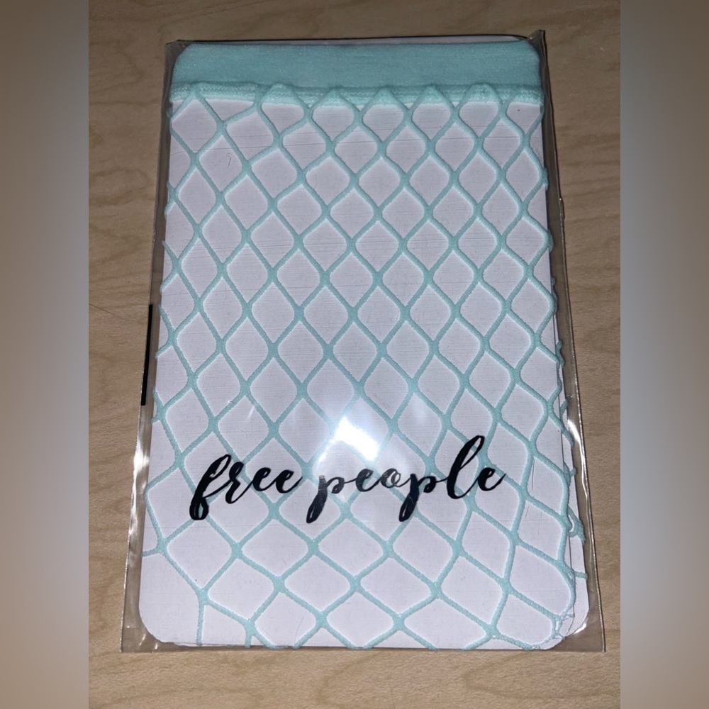 NWT Free People Sugar Sugar Fishnet Anklet in mint green